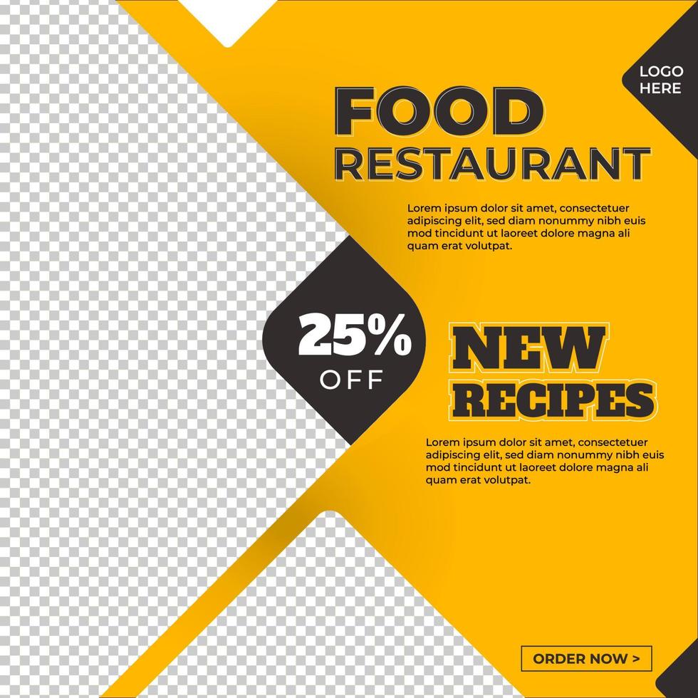 ontwerp banner voedsel poster promo vector