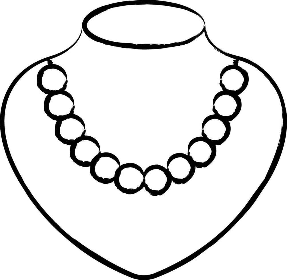 ketting hand- getrokken vector illustratie