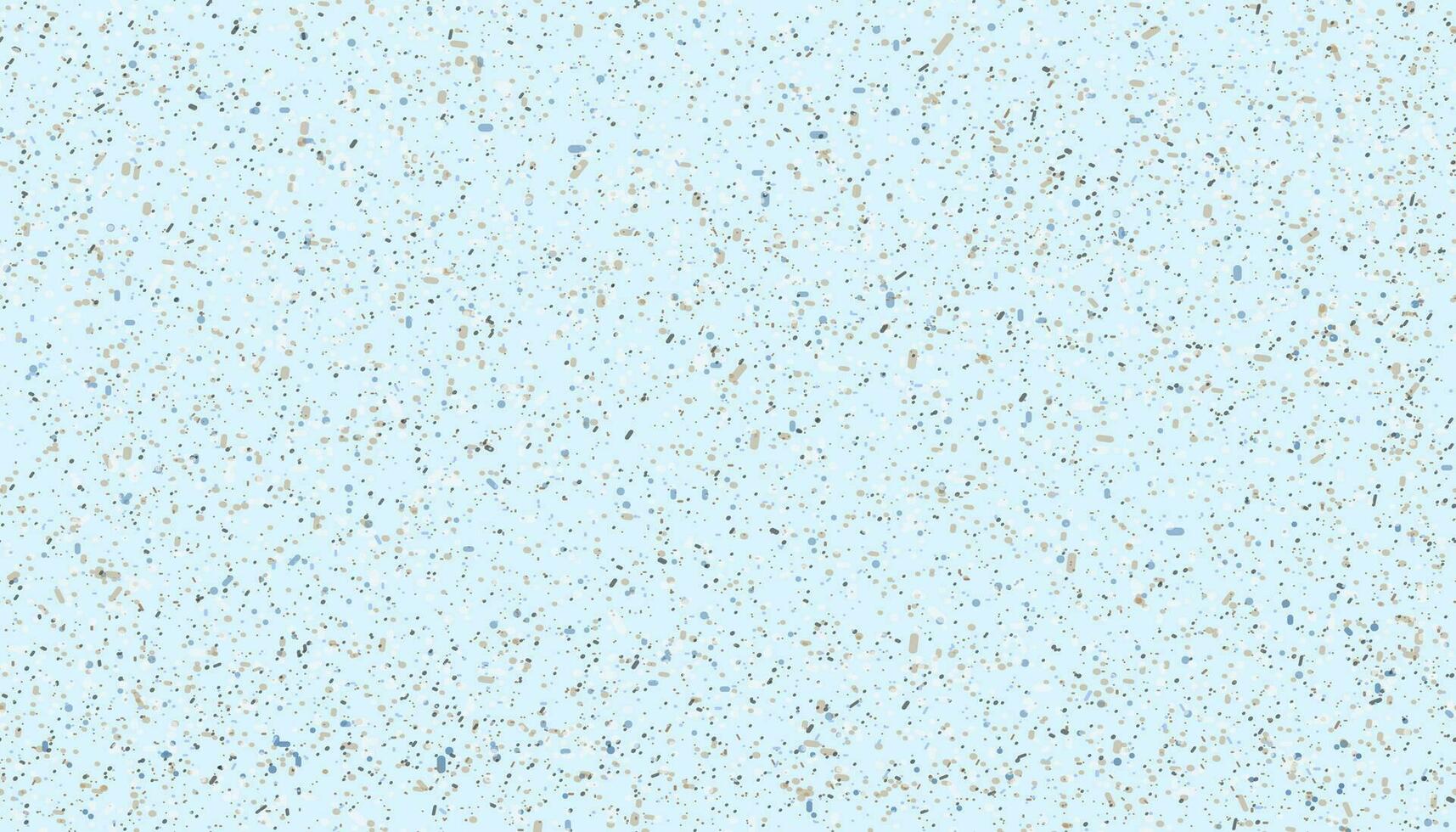 terrazzo grind marmeren achtergrond, naadloos patroon structuur oppervlakte keuken vloer, vector interieur natuurlijk muur, graniet, steen, beton, blauw achtergrond met kleur spaander voor decoratie buitenkant achtergrond