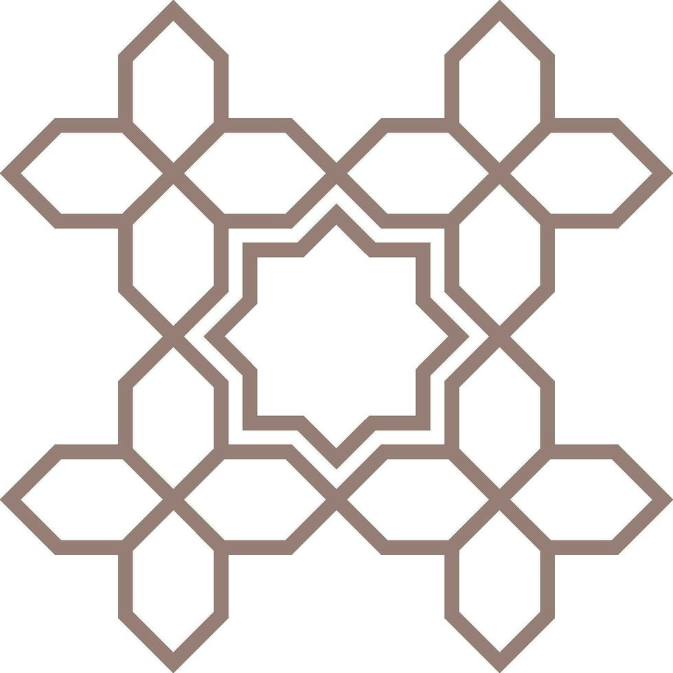 vector mandala een gemakkelijk ontwerp met Arabisch patroon