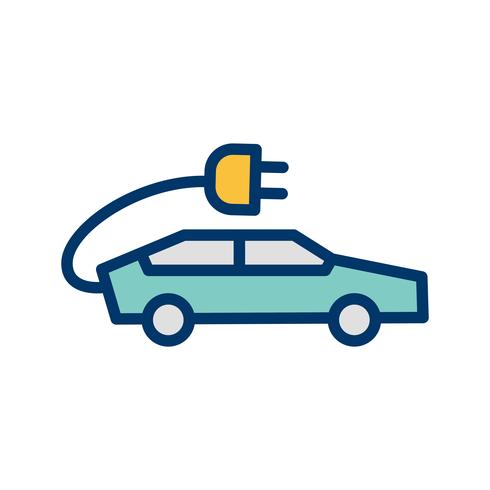 Elektrische auto Vector Icon