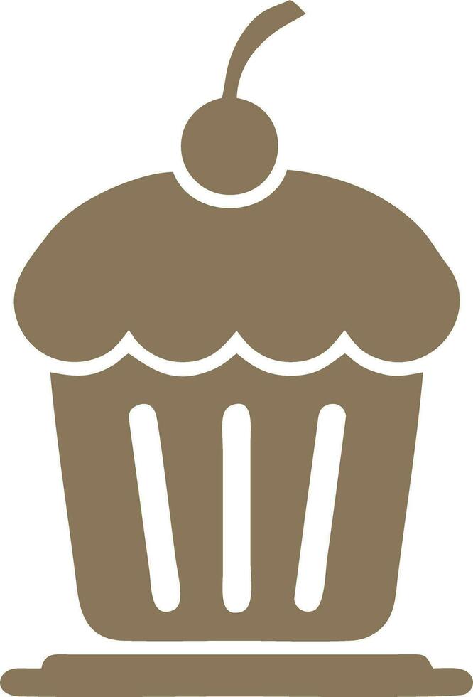 logo taart icoon voedsel vector