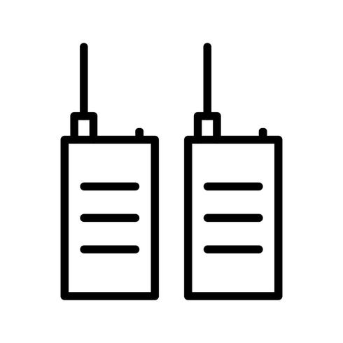 walkie talkie vector pictogram