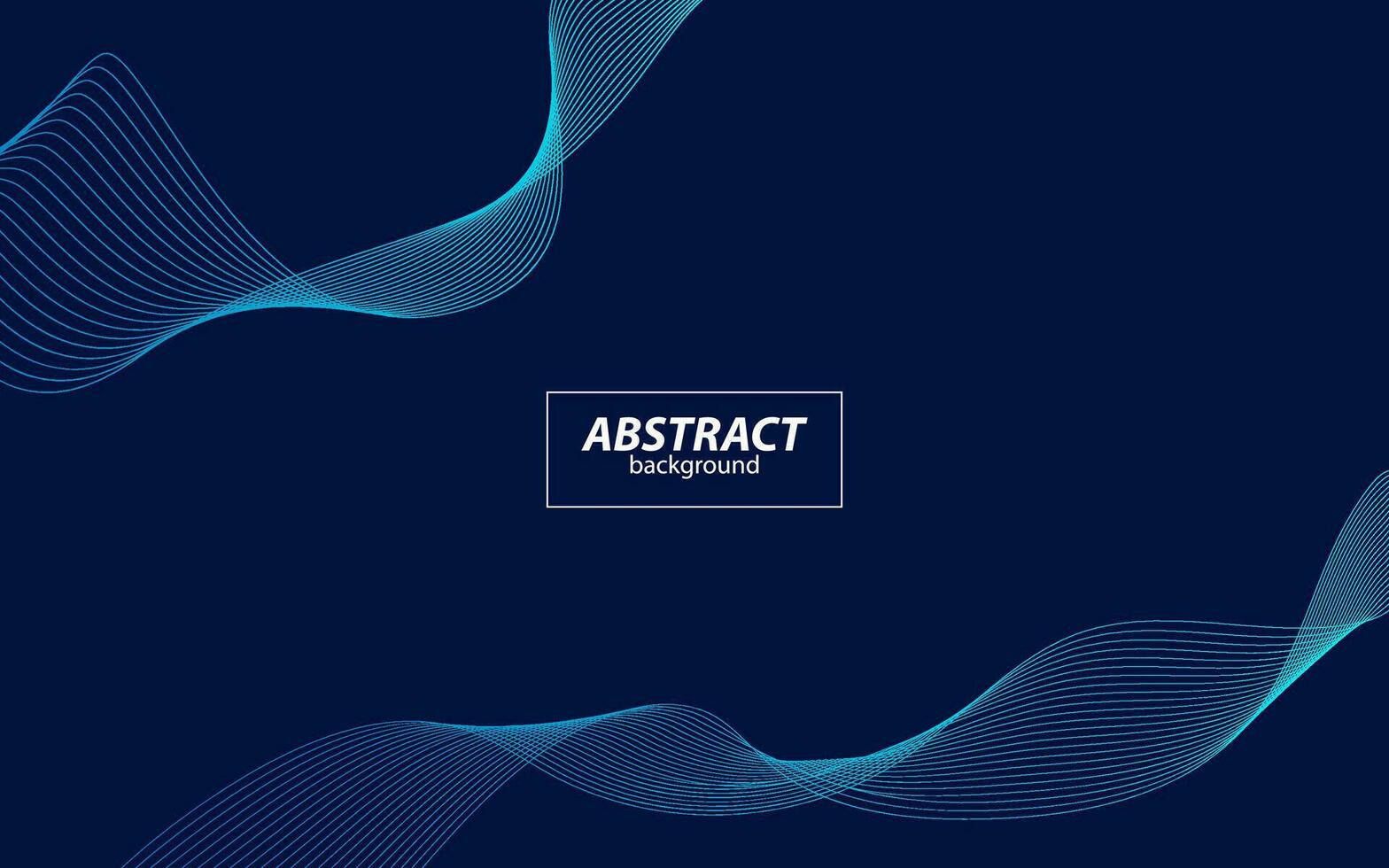 abstract donker blauw banier sjabloon. vector minimaal golvend lijn achtergrond met tekst voor sociaal media omslag, eps 10.