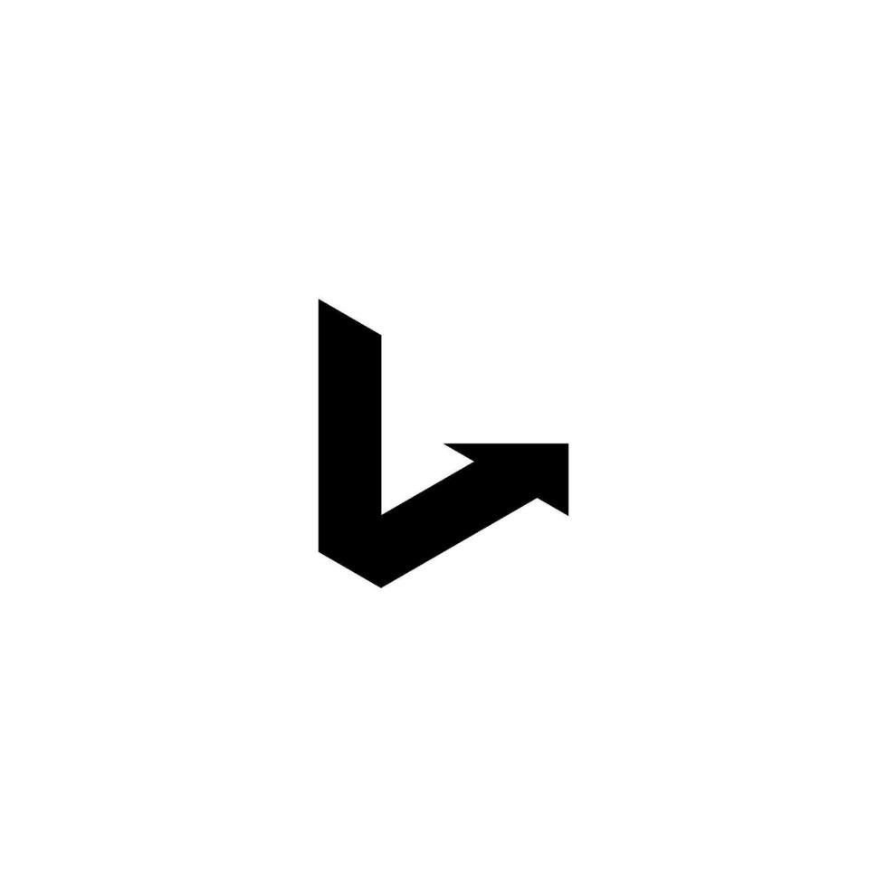 isometrische richting pijl symbool. vector icoon illustratie