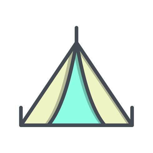 Tent Vector pictogram
