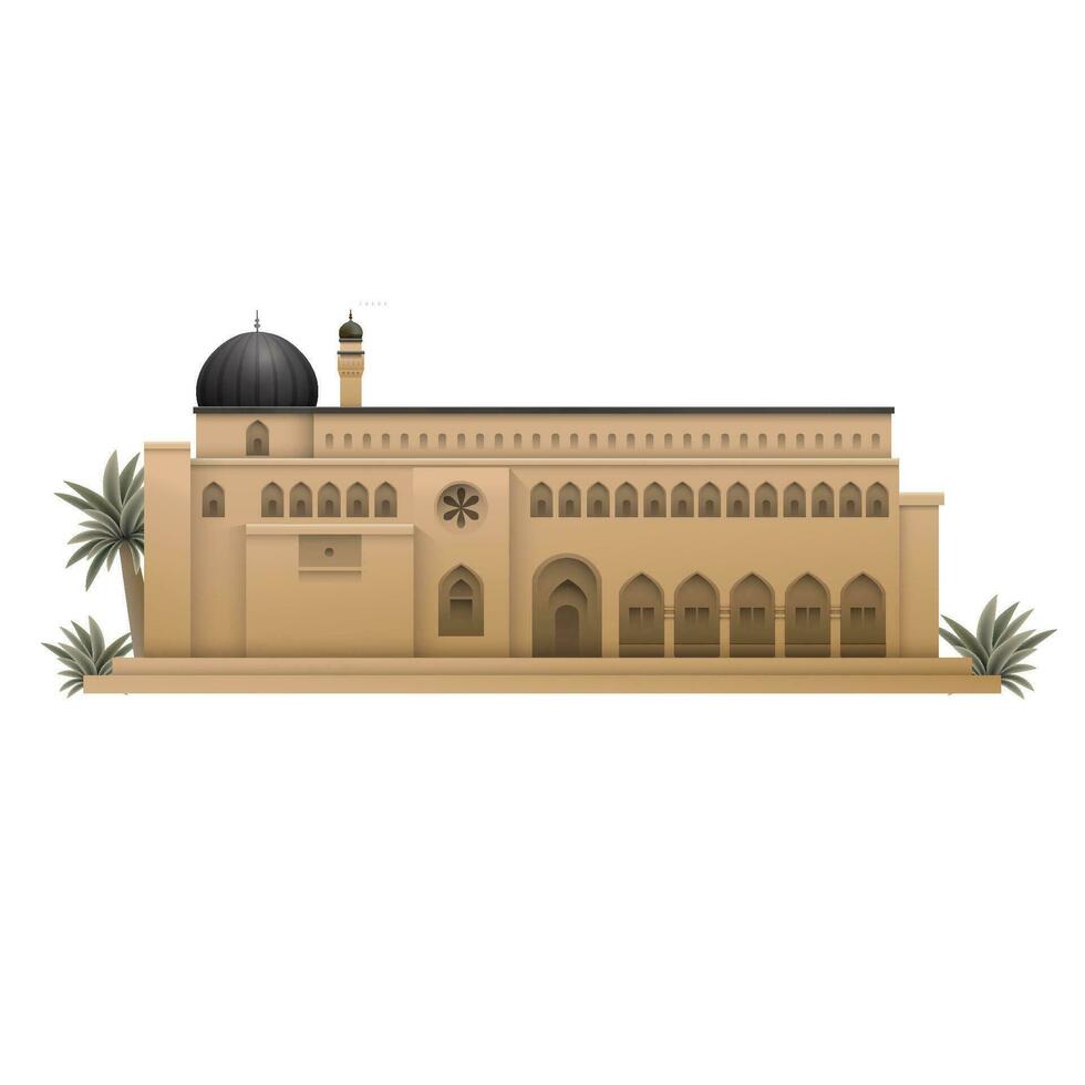 masjid al aqsa in Palestina vector