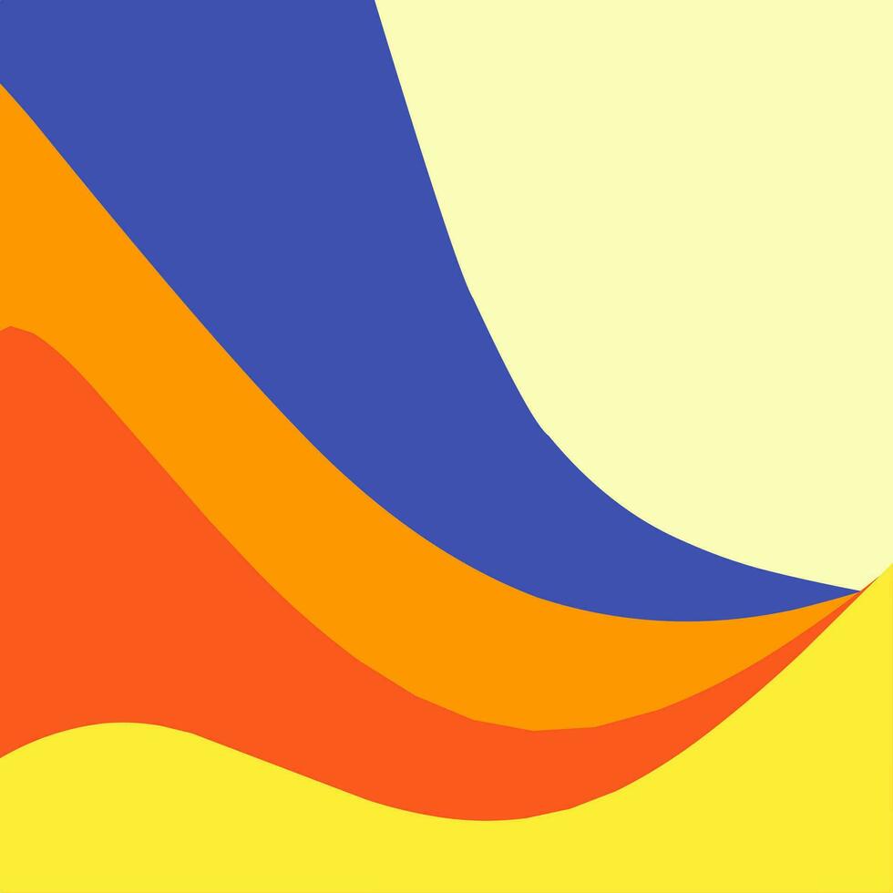 achtergrond illustraties dat hebben de kleuren geel, oranje, bruin, blauw vector