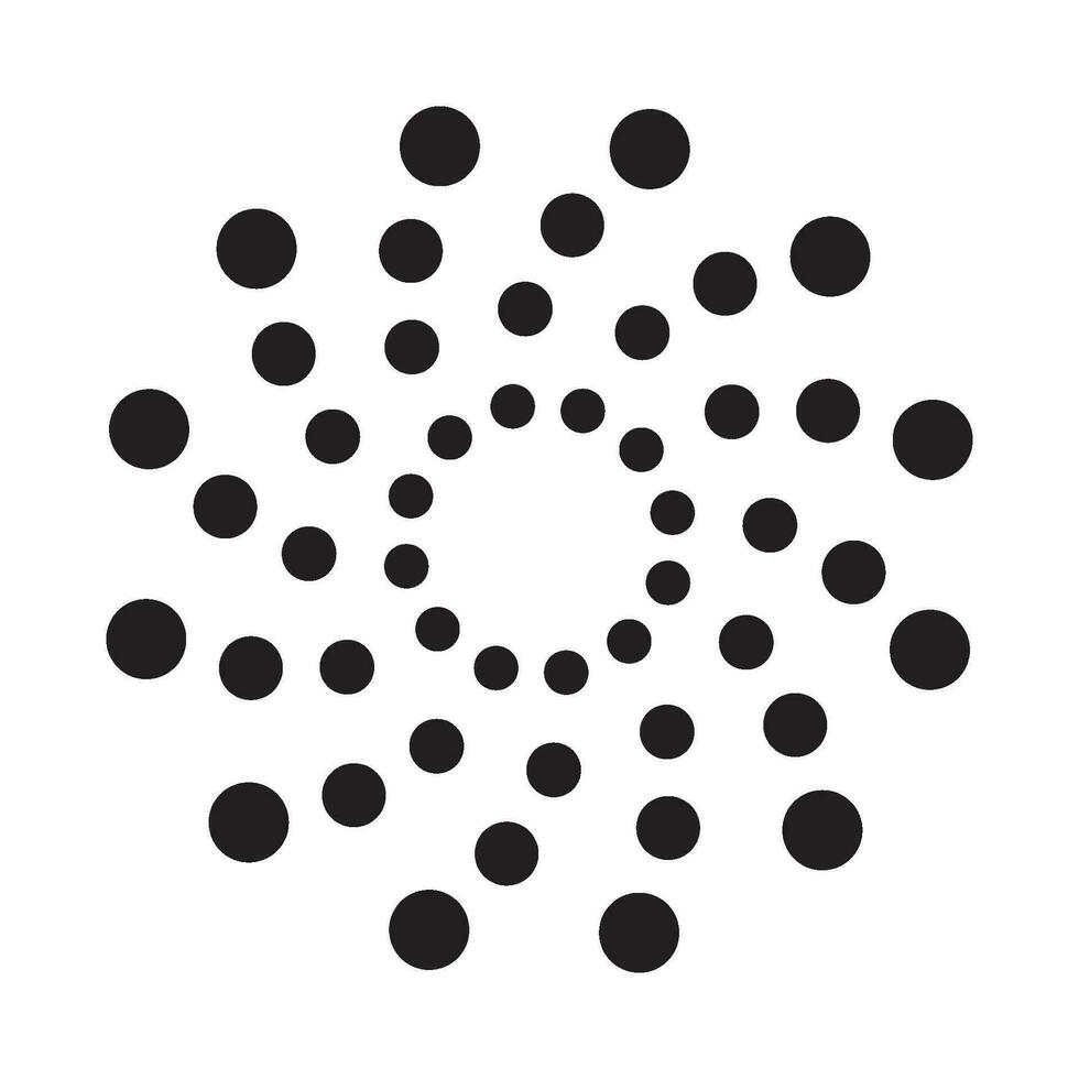 circulaire patroon icoon vector