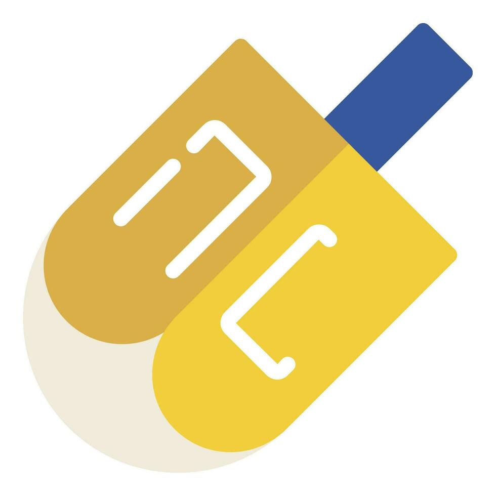 dreidel illustratie pictogrammen voor web, app, infografisch, enz vector