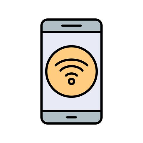 Wifi mobiele applicatie Vector Icon