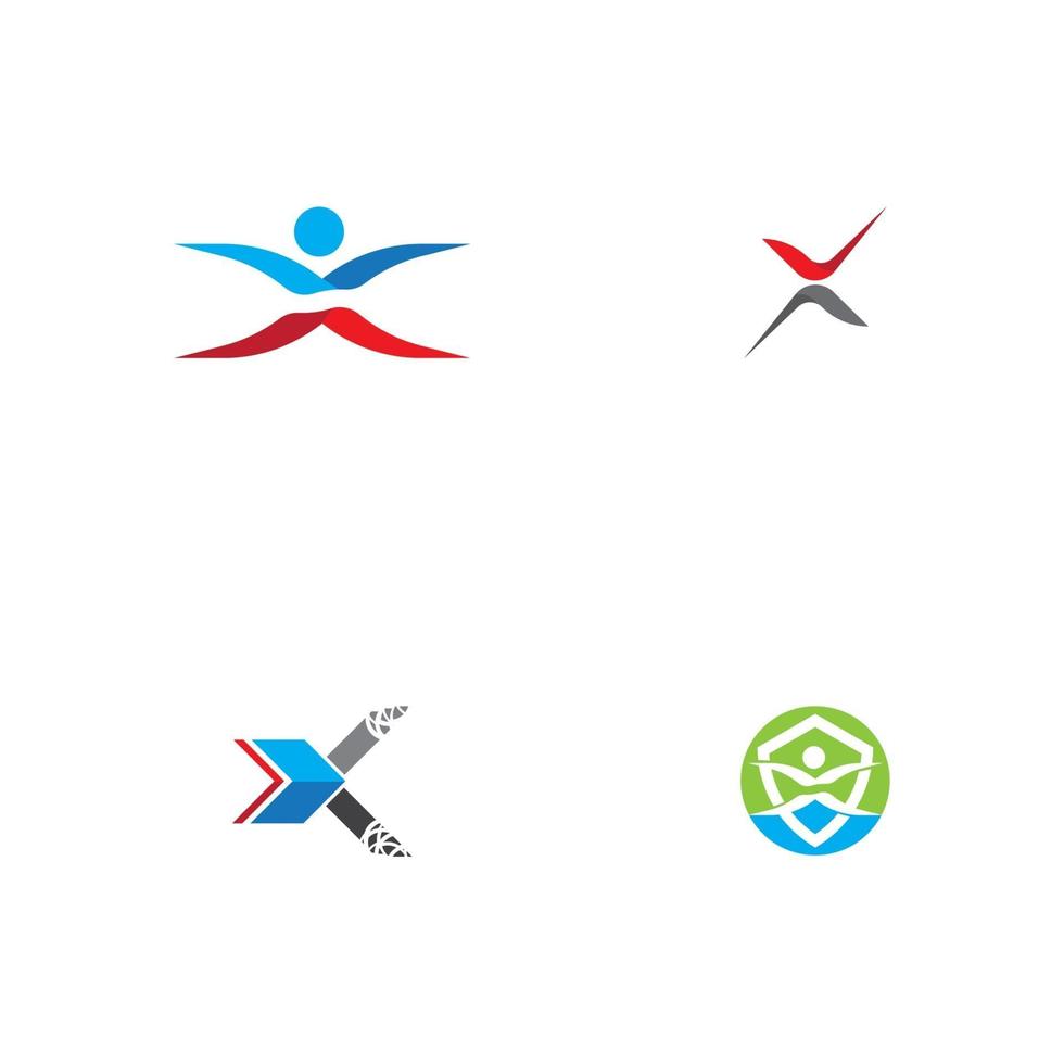 x brief logo sjabloon vector pictogram