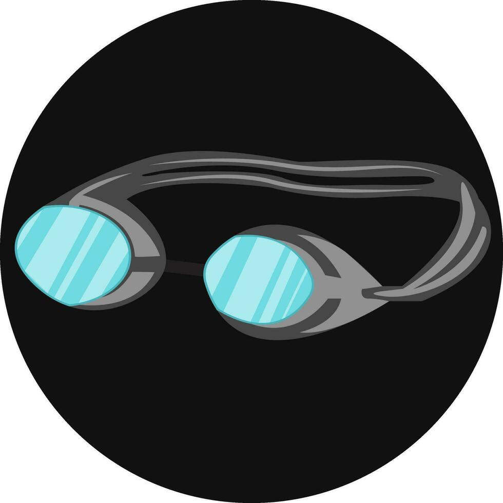 zwemmen bril vector kleur illustratie.