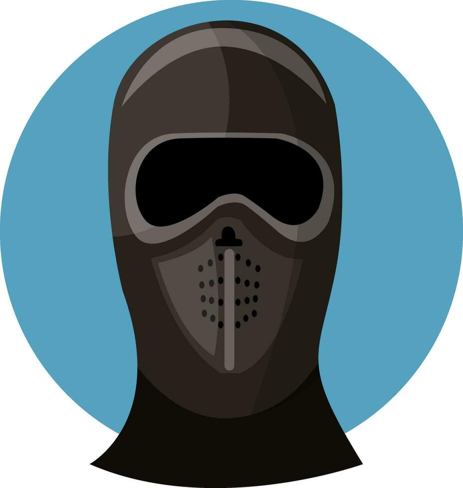 gezicht masker vector kleur illustratie.