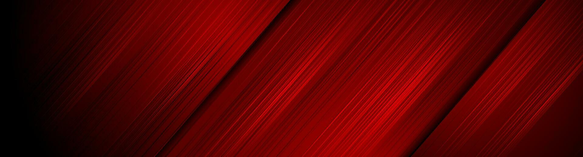 donker rood lijnen abstract tech futuristische achtergrond vector