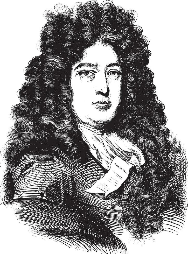 Charles perrault, wijnoogst gravure. vector