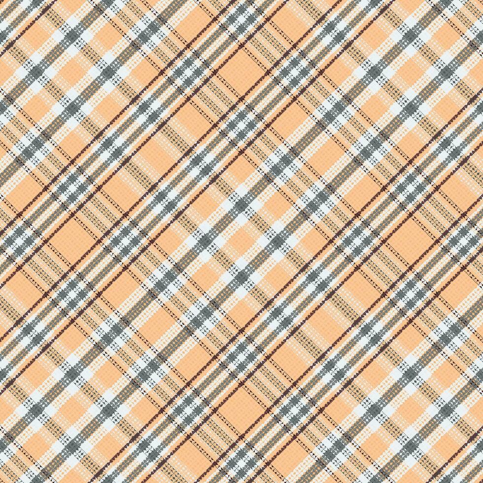 tartan geruite patroon met textuur en retro kleur. vector