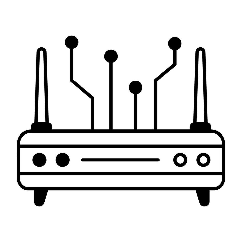 kunstmatig intelligentie- lineair icoon vector