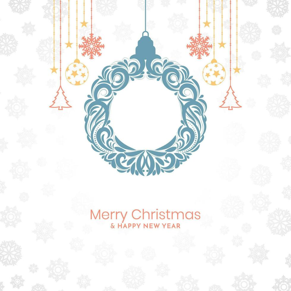 modern vrolijk Kerstmis festival elegant achtergrond ontwerp vector