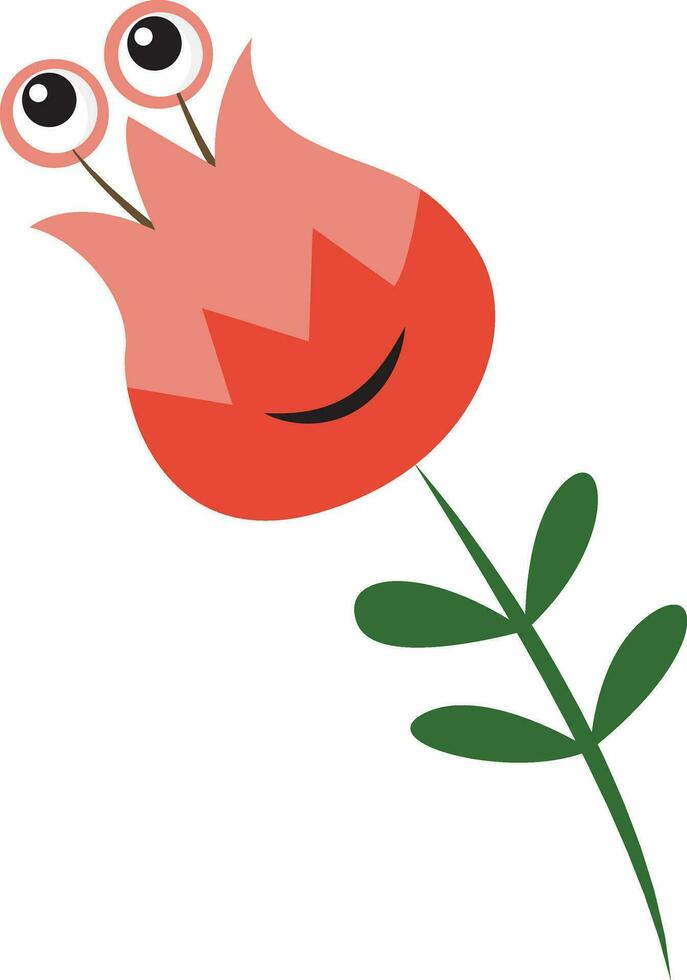 bundel van rood lelies vector of kleur illustratie