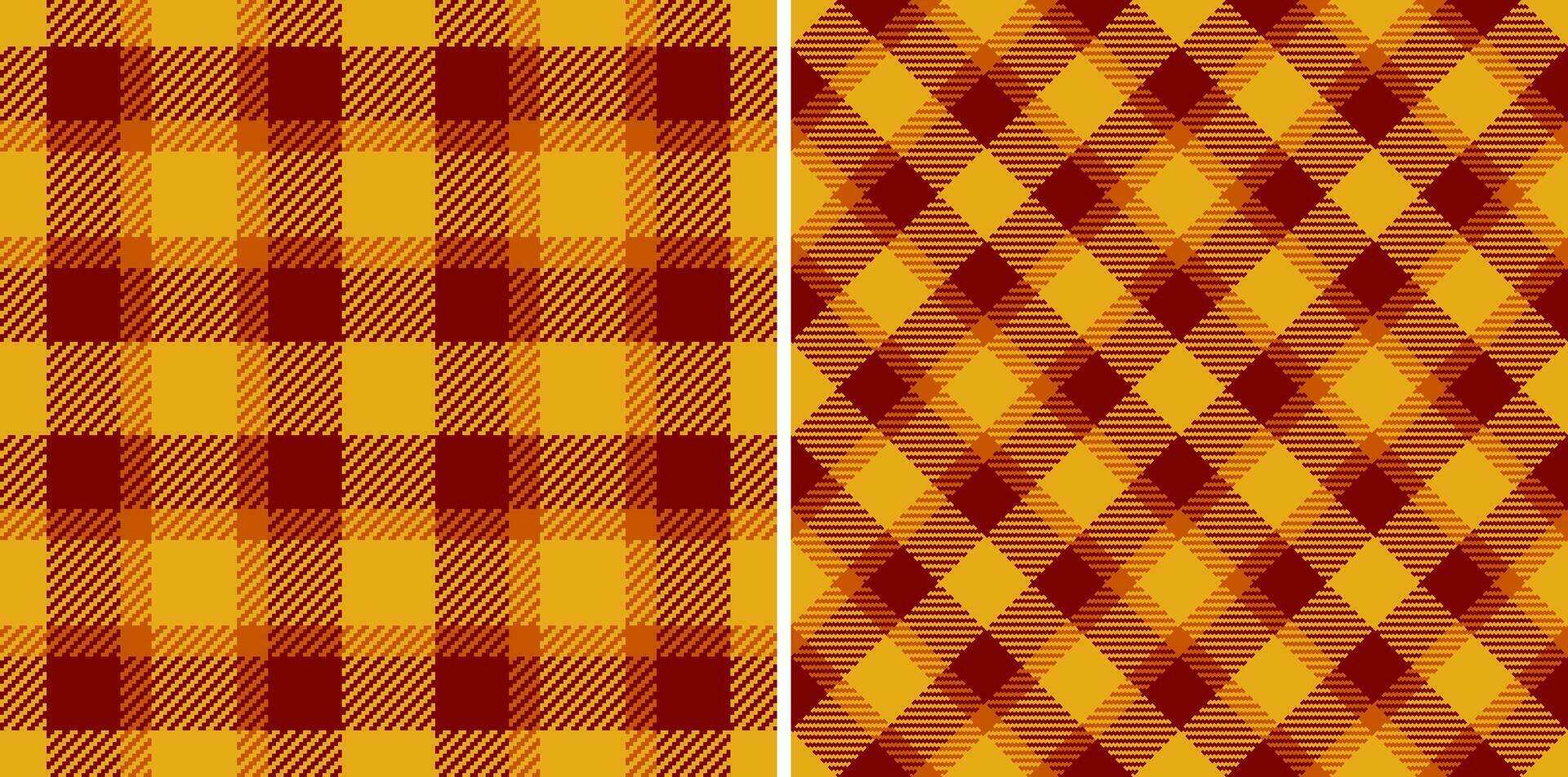 structuur vector naadloos van achtergrond kleding stof controleren met een Schotse ruit patroon plaid textiel.