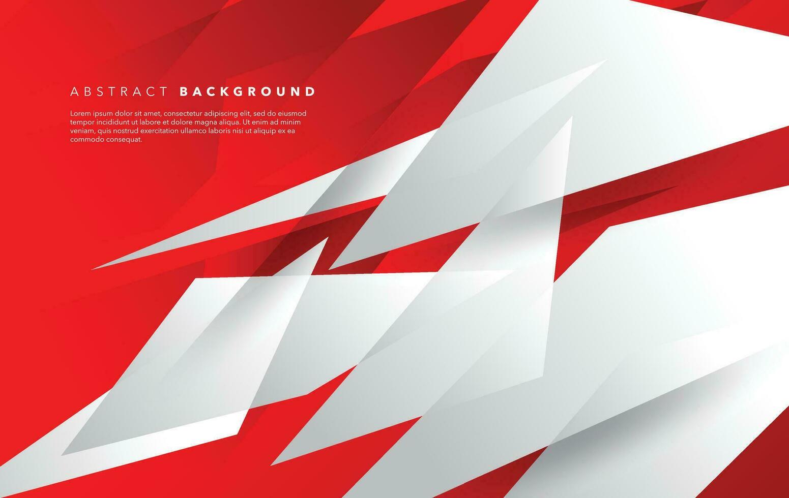 modern abstract rood en wit achtergrond ontwerp vector