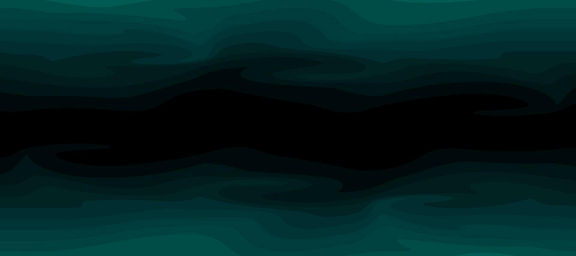 abstract donker groen taling diep diepte laag water Golf achtergrond vector