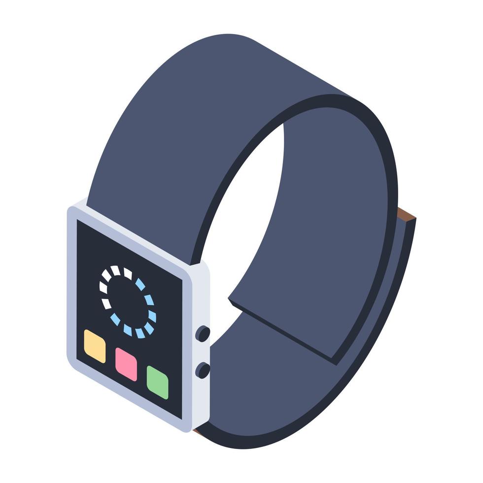 trendy smartwatch vector