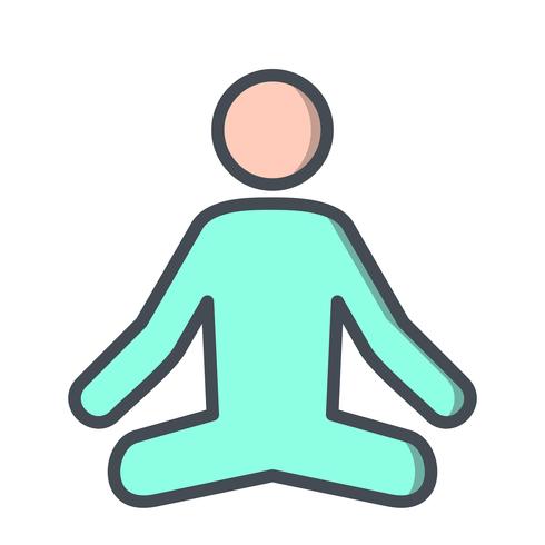 Vector Yoga pictogram