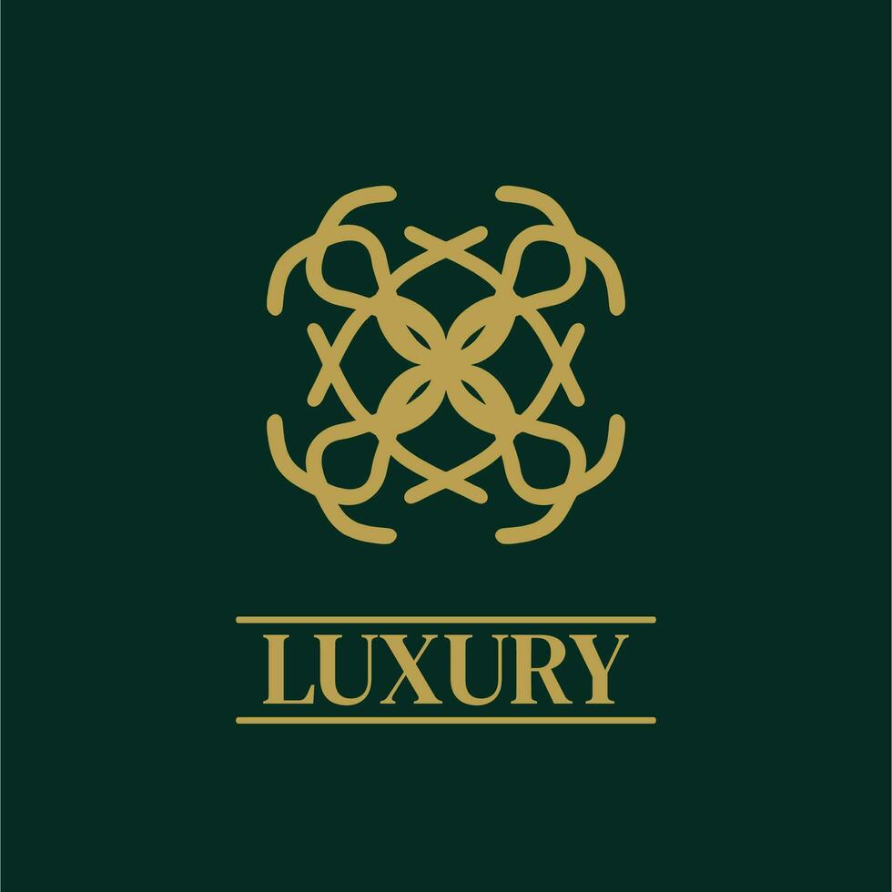 mandala meetkundig ornament logo elegant premie icoon vector ontwerp