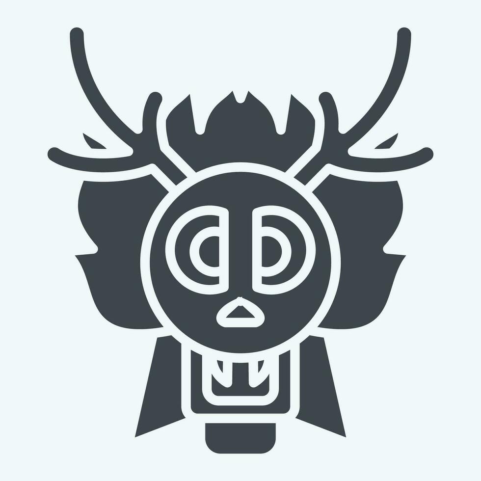 icoon draak. verwant naar Chinese nieuw jaar symbool. glyph stijl. gemakkelijk ontwerp bewerkbaar. gemakkelijk illustratie vector