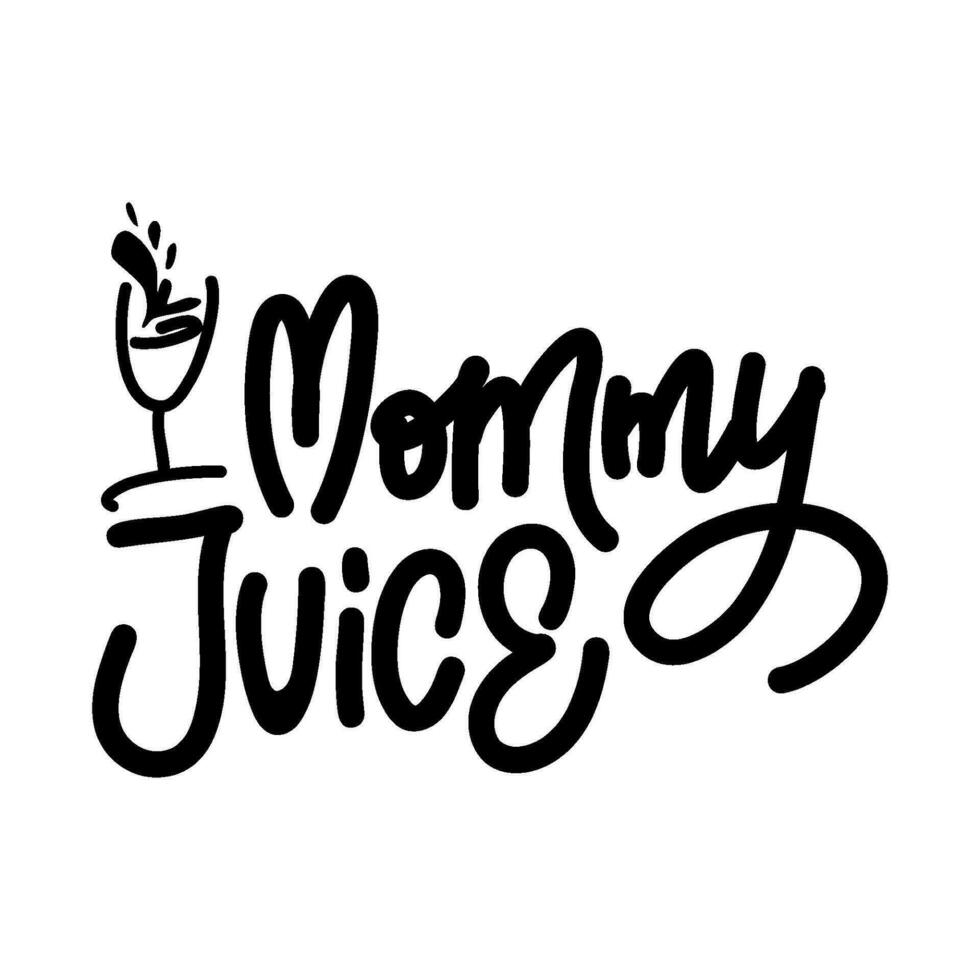 hand getekend belettering. mama sap - opschrift voor prints en affiches, menu ontwerp, uitnodiging en groet kaarten vector