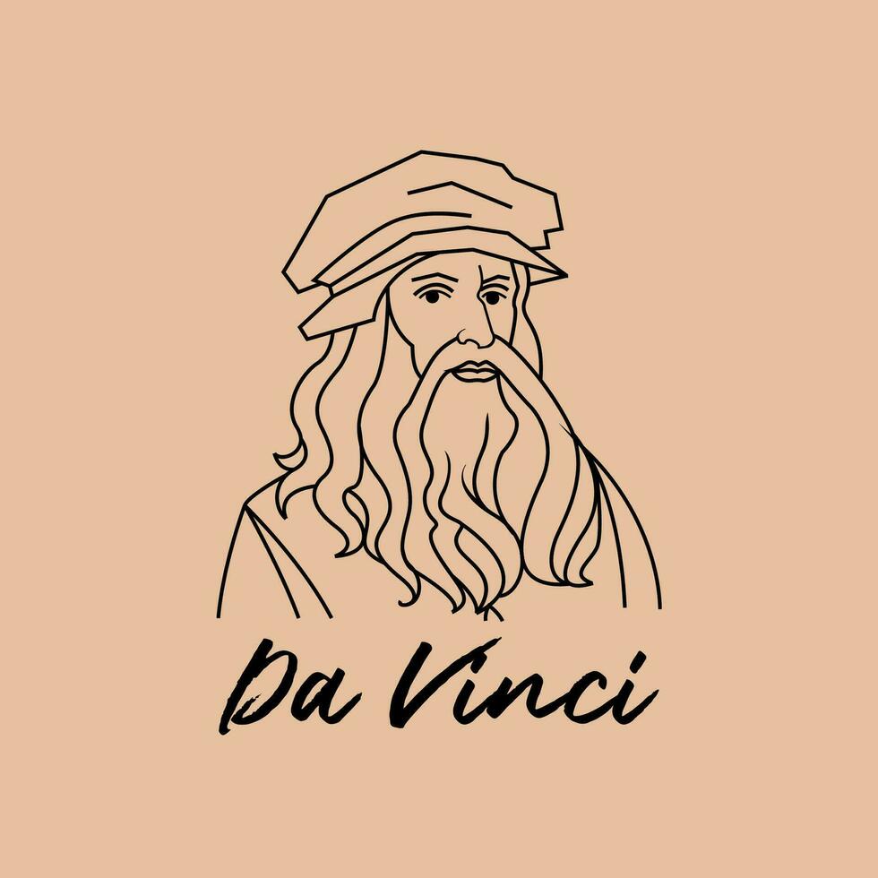 illustratie leonardo da vinci vector