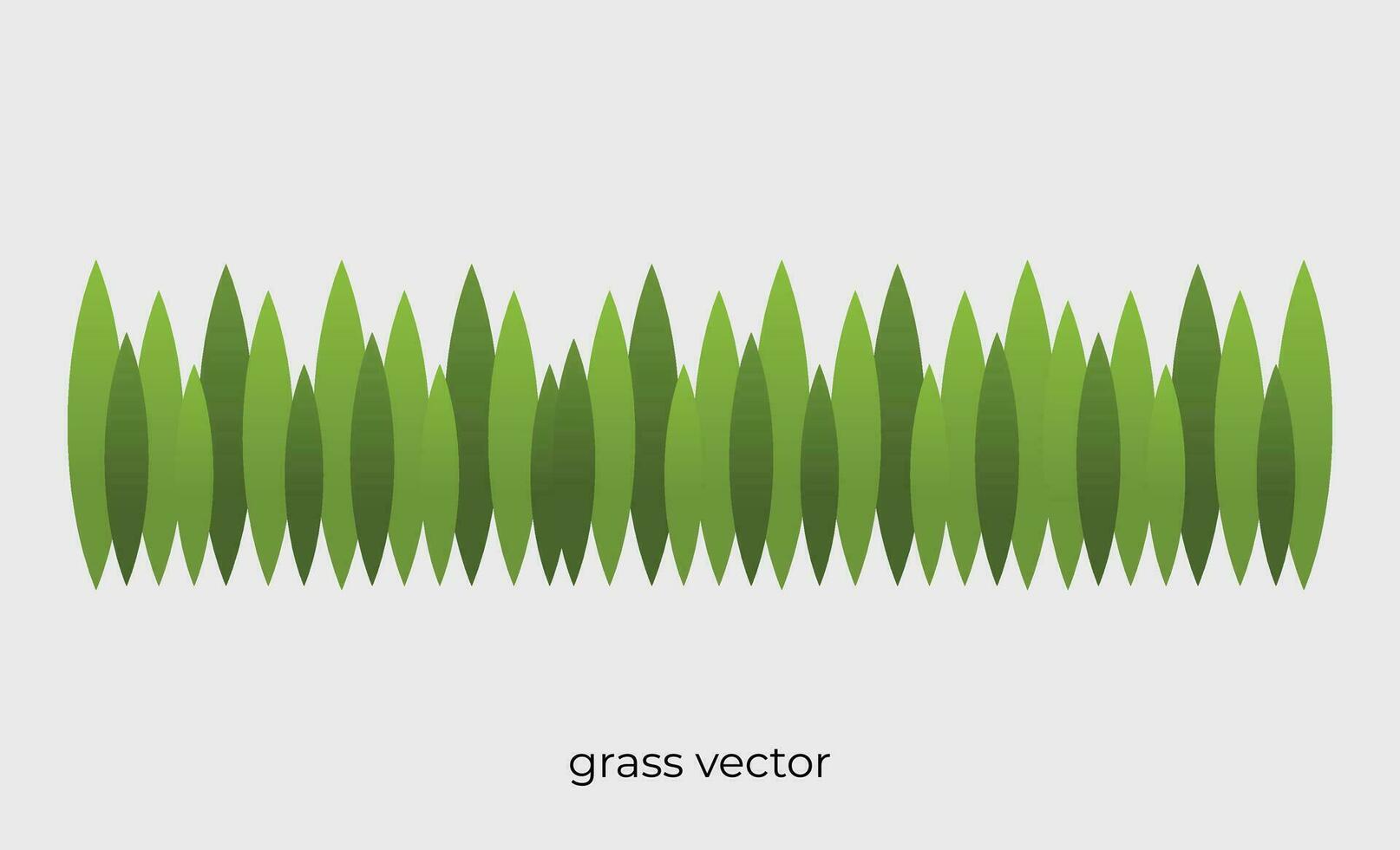 Rechtdoor gras illustratie in helling stijl vector