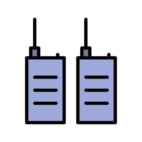 walkie talkie vector pictogram