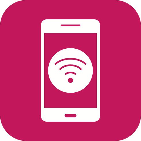 Wifi mobiele applicatie Vector Icon