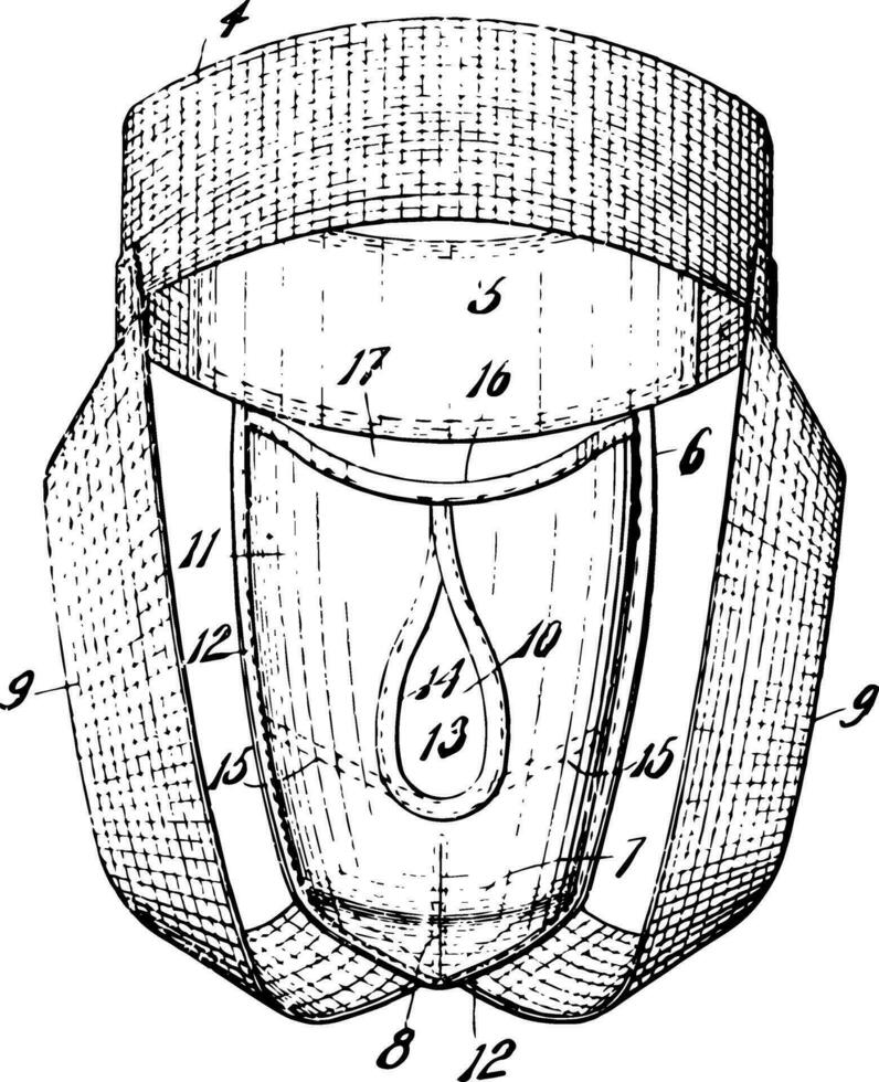 jock band is een onderkleding ontworpen wijnoogst gravure. vector