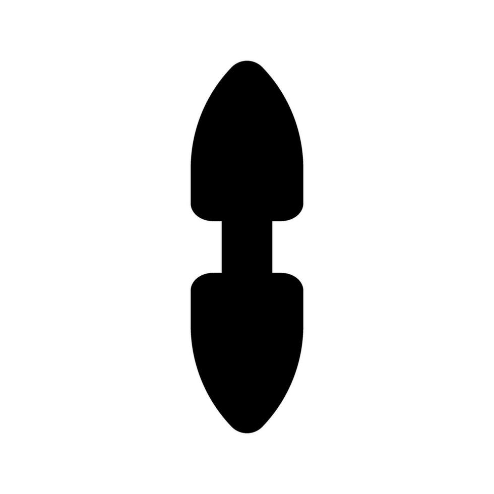 band connector tab icoon vector. zak band ankers illustratie teken. geweven band zak connectoren symbool of logo. vector