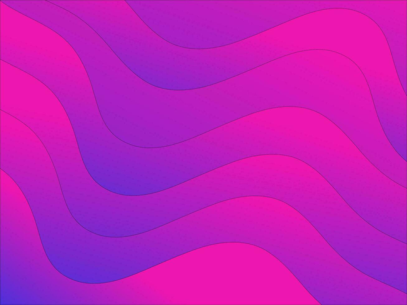een Purper en roze achtergrond met golvend lijnen vector