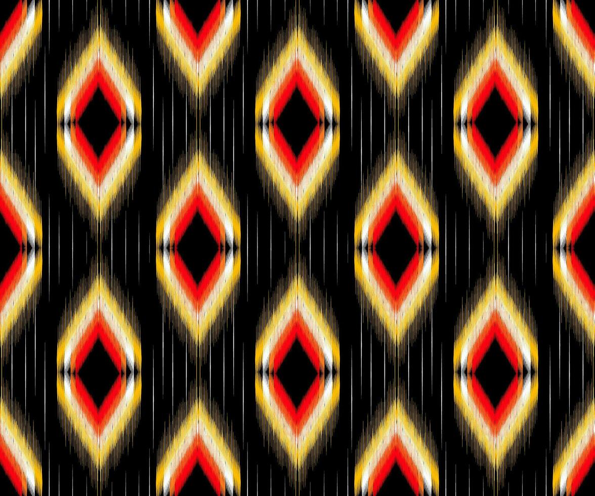 abstract etnisch patroon kunst. ikat naadloos patroon in stam. kleding stof Mexicaans stijl. ontwerp voor achtergrond, behang, vector illustratie, kleding stof, kleding, tapijt, textiel, batik, borduurwerk.