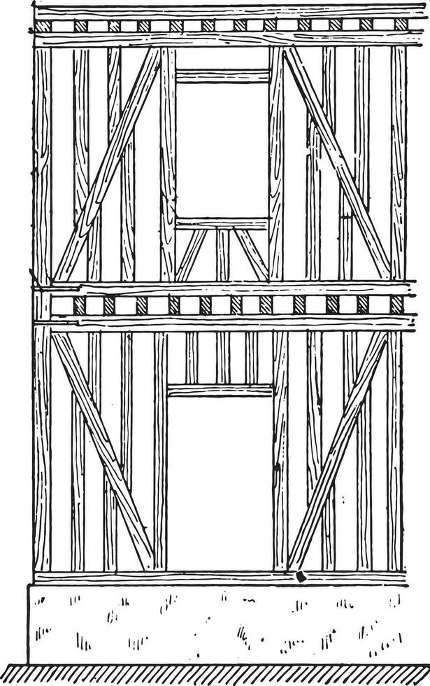 betimmerd, wijnoogst gravure. vector