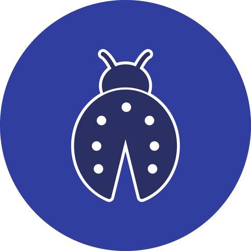 lady bug vector pictogram