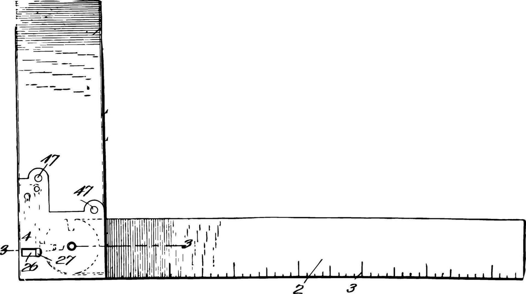 vouwen plein patio's of kasten wijnoogst gravure. vector