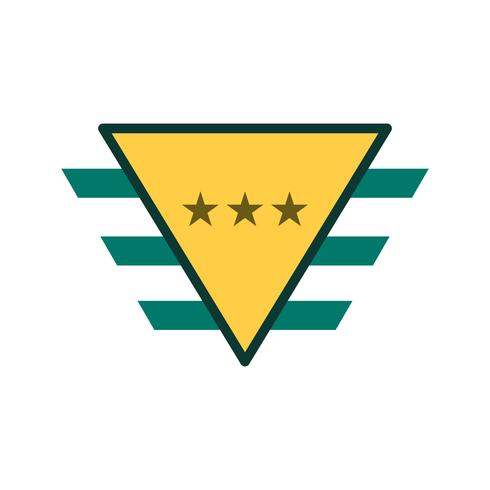 Badge Vector pictogram