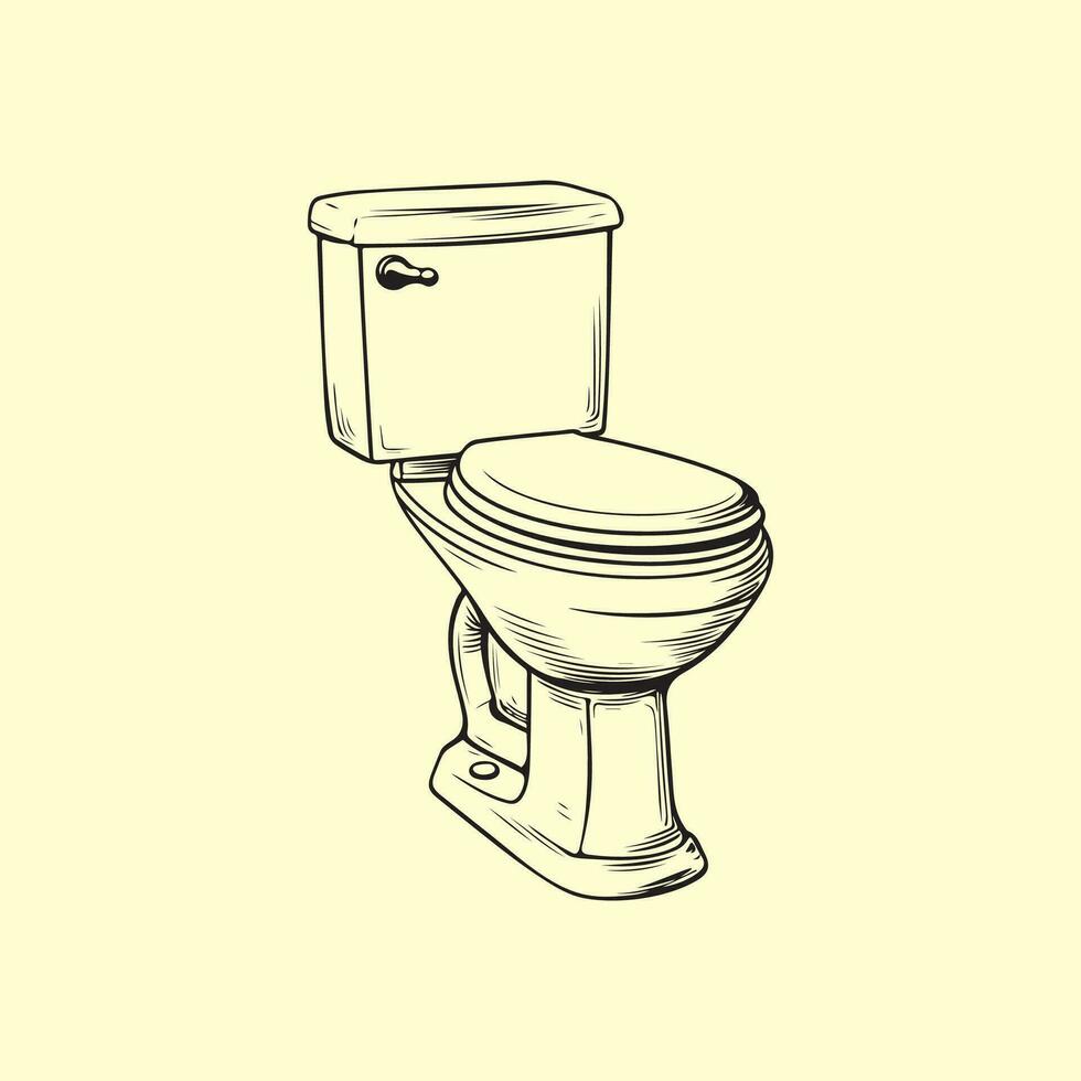 toilet beeld vector