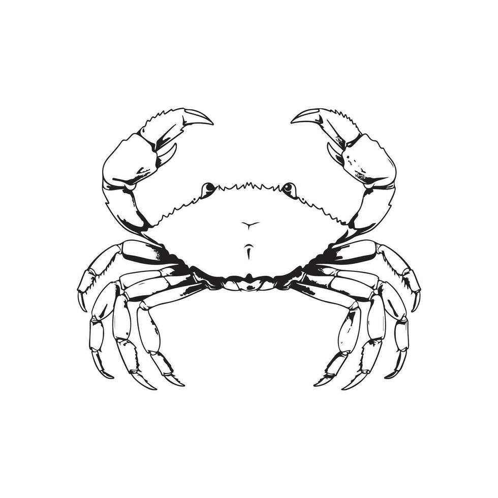 krab vector kunst, pictogrammen, en grafiek