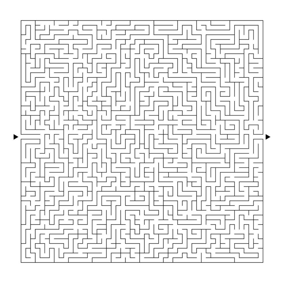 abstract labyrint. spel voor kinderen. puzzel voor kinderen. doolhof raadsel. vectorillustratie. vector