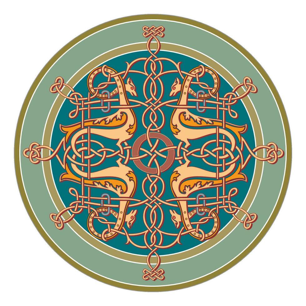 oud wereld wijnoogst Russisch ornament decoratief geïsoleerd vector