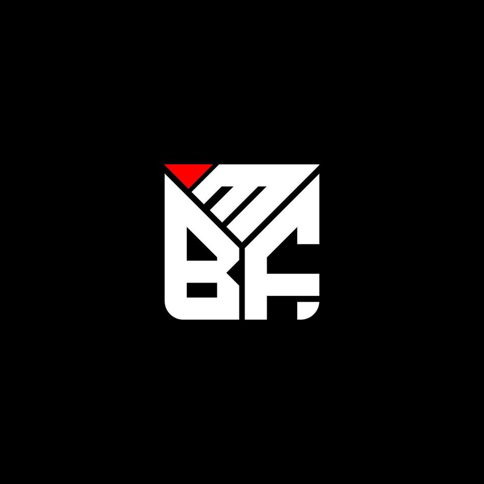 mbf brief logo vector ontwerp, mbf gemakkelijk en modern logo. mbf luxueus alfabet ontwerp