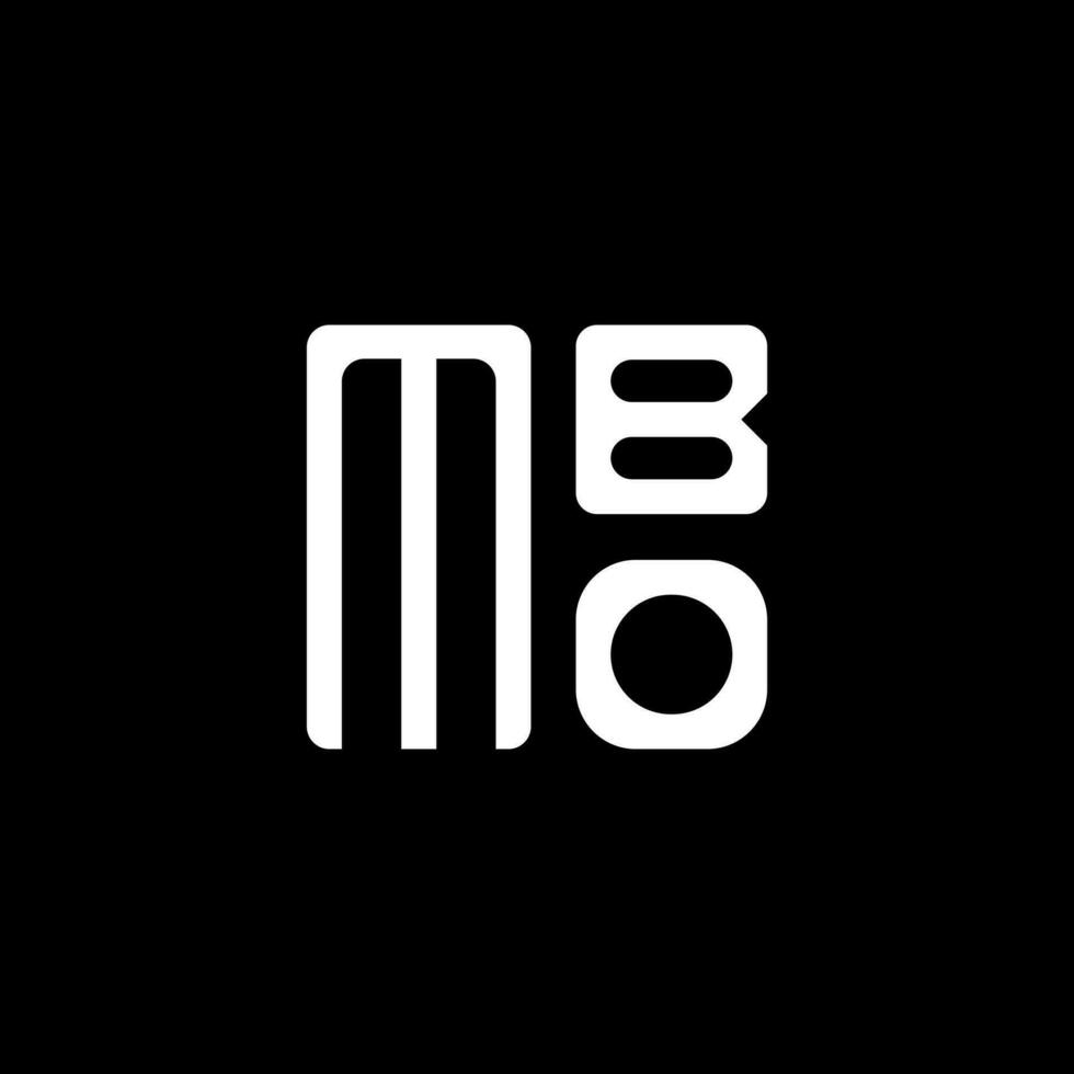 mbo brief logo vector ontwerp, mbo gemakkelijk en modern logo. mbo luxueus alfabet ontwerp